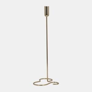 SageBrook Home Metal 16" Squiggly Base Taper Candleholder Gold
